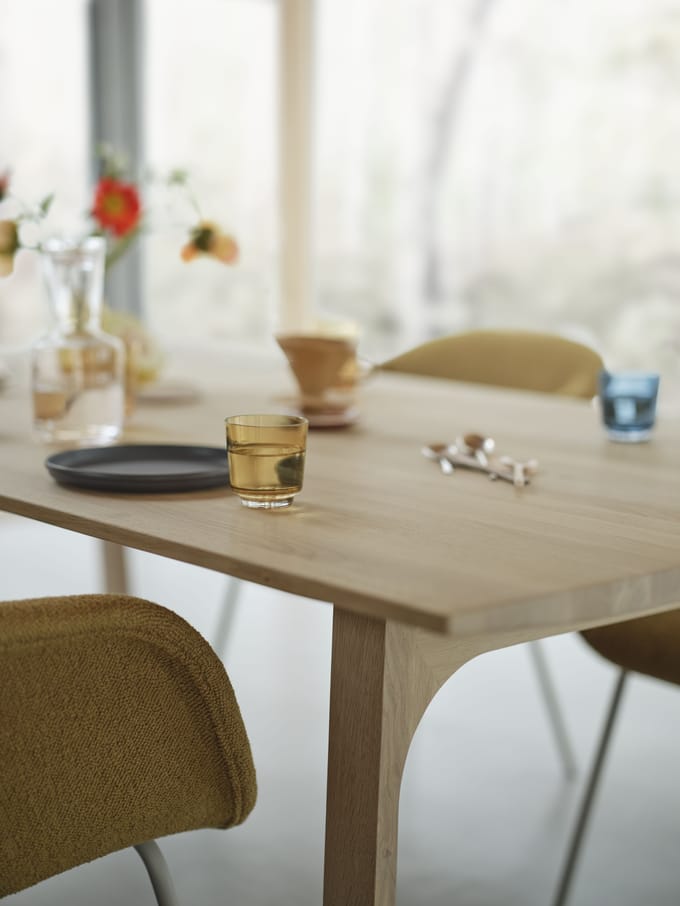 Muuto Earnest uitschuifbare tafel - oak - 260 x 100 cm