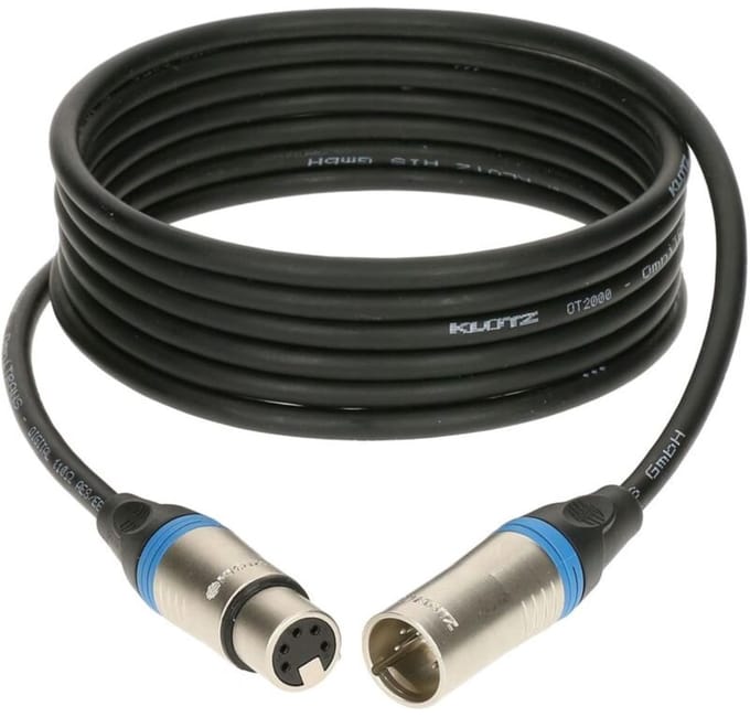 Klotz LX2-5X1K2-05.0 DMX Kabel 5 m - Kabel
