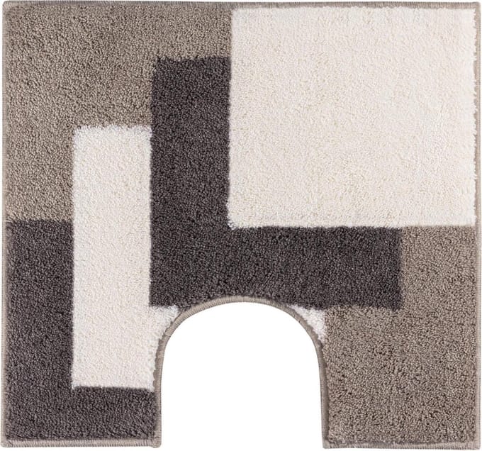Casilin Graduale WC-mat - 55 x 60 cm - Met uitsparing - Zand