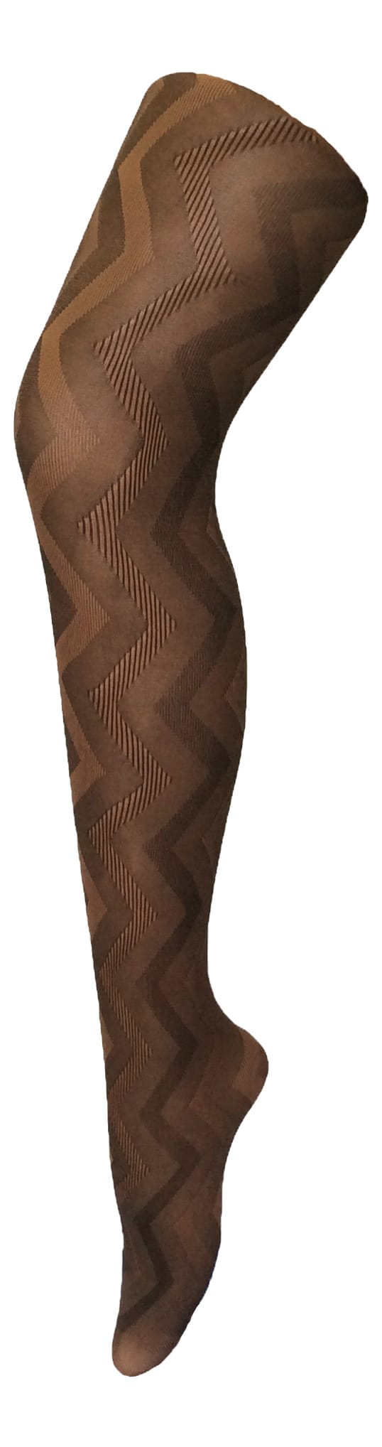 Sock Snob Dames80 denier ondoorzichtig patroon panty's - Argyle Brown