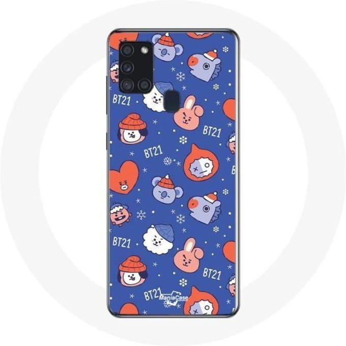 Coque pour Samsung Galaxy A21s BTS Bangtan Sonyeondan BT21 Noël 2023