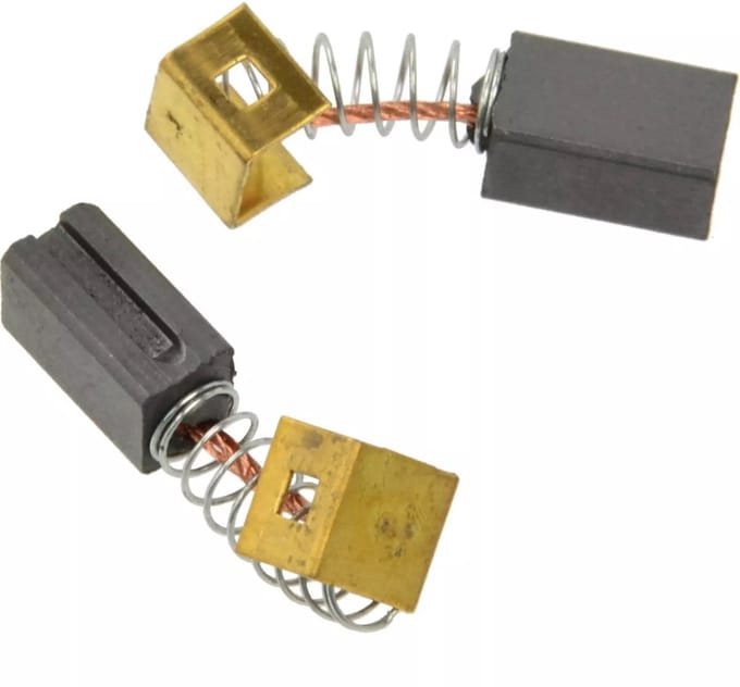 GEKO Koolborstels voor slijpmachines - 6,5x8x13mm - Verhoogde efficiëntie