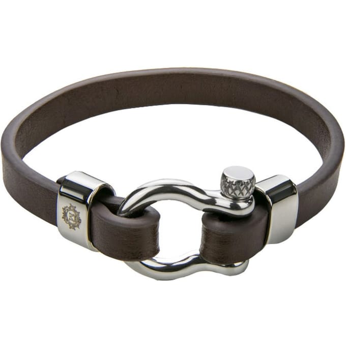 Monomen Men's Premium Genuine Nappa Leather Bracelet MM10826SO