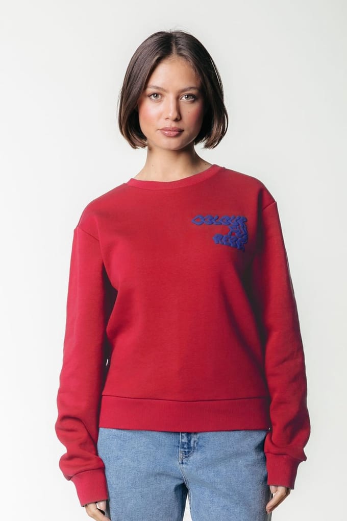 Logo Wave Relaxed Sweat