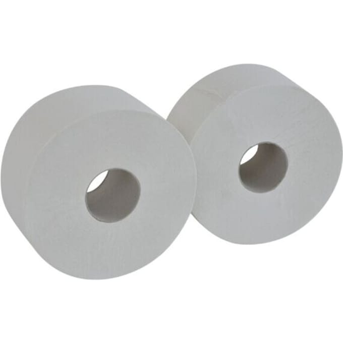 Toiletpapier Cleaninq T2 jumbo klein 2-laags 12x170m wit