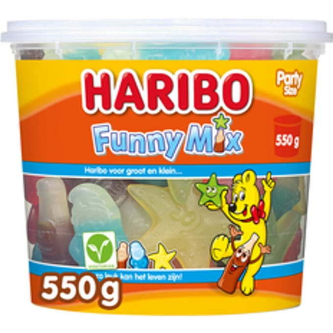 Snoep Haribo Funny Mix 550gr