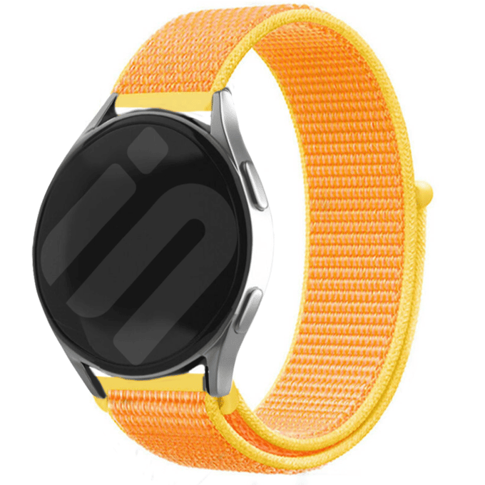 Huawei Watch GT 6 - 46mm nylon bandje (lichtgeel)