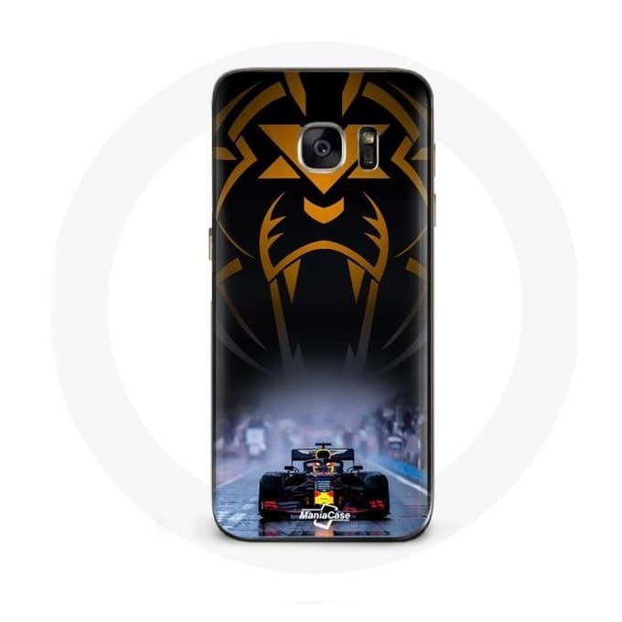 Coque - Formule 1 - Galaxy S7 - Sebastian Vettel - Noir - Rigide zwart