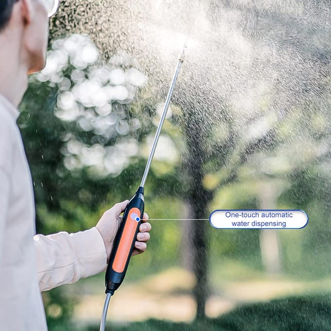 Handheld Elektrische Spuitmachine Draagbaar USB Oplaadbaar Automatische Elektrische Verstuivers Praktisch 10m hose veelkleurig