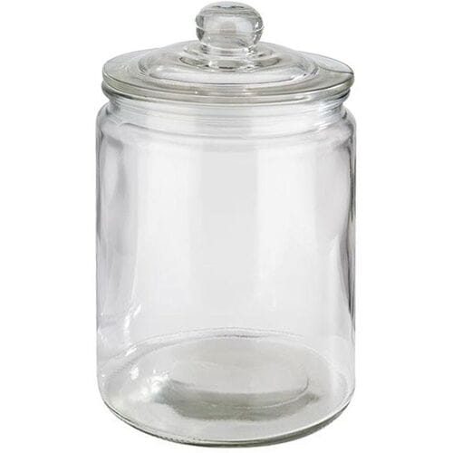 GGM Gastro (6 Stück) Vorratsglas - CLASSIC - 2 Liter - inkl. Glasdeckel mit Dichtung