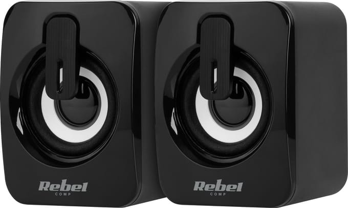Rebel Comp CS-15 Serie - PC-Speakers - 6W - USB - Klassiek Design
