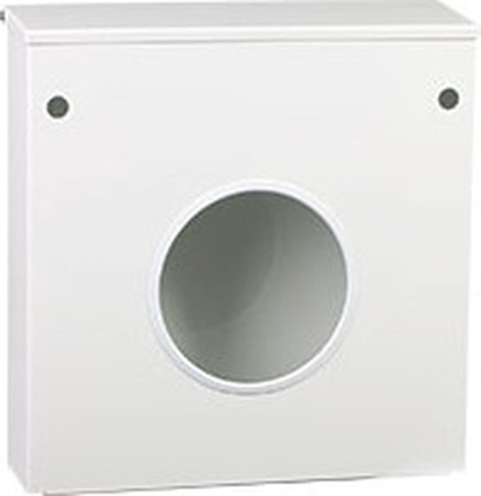 Haarnetjes dispenser - met bevestigingsmateriaal Wit