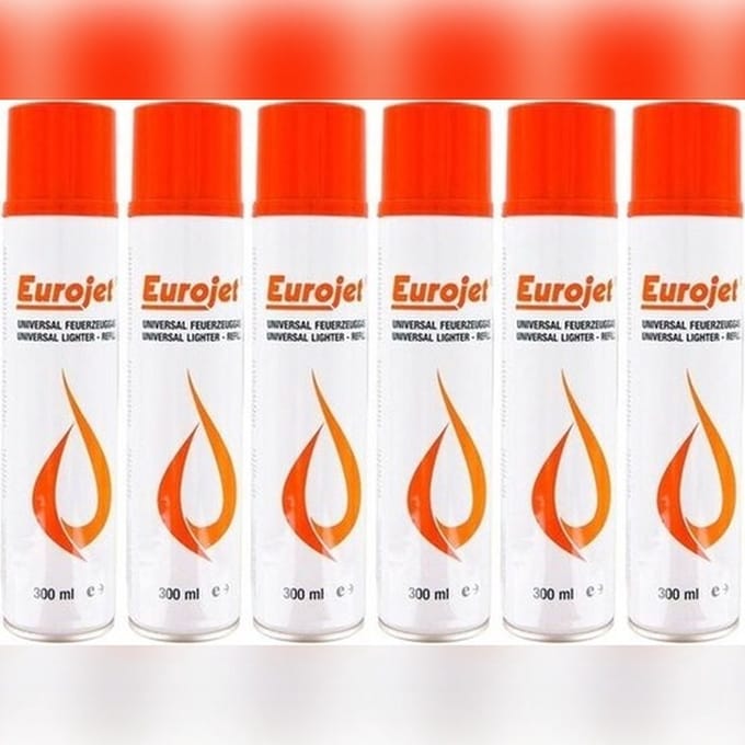 6 x Aansteker gas / Universal lighter - 300 ml - aanstekervulling