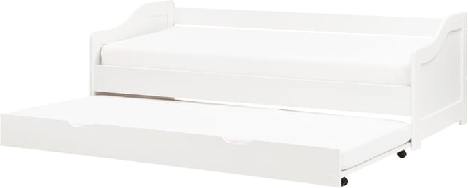 LUNERAY - Onderschuifbed - Wit - 90 x 200 cm - Hout