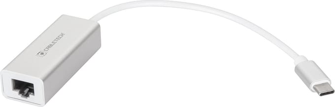Cabletech Serie - USB-C naar RJ45 Adapter - 10/100 Mbps - Plug & Play