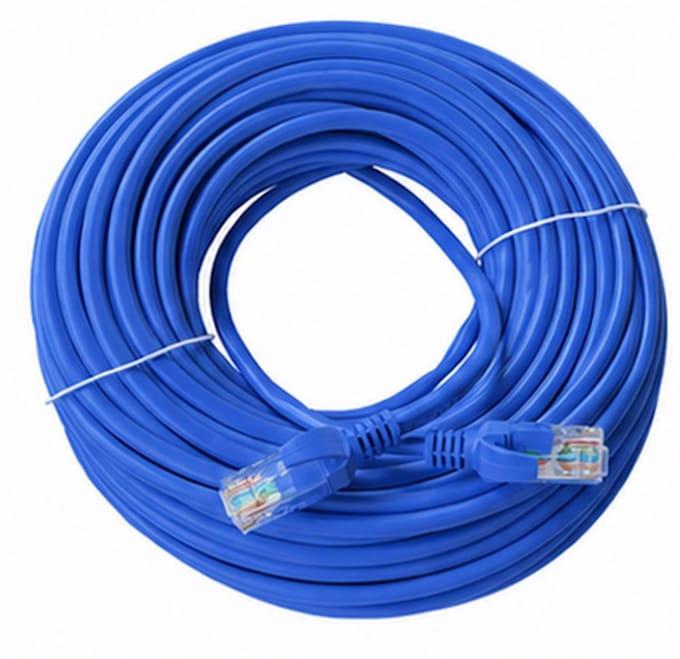 NexCable Premium Internetkabel 50 meter - CAT6 UTP Ethernet kabel RJ45 - Patchkabel LAN Cable Netwerkkabel - Blauw