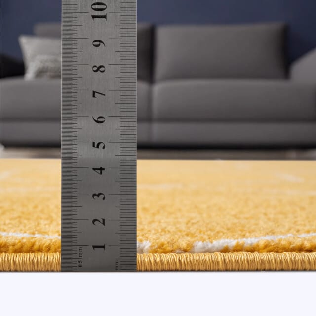 Muratap Trellis uni effen laagpolig vloerkleed modern 200x290 cm