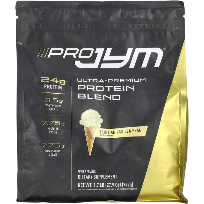 JYM Supplement Science, Pro JYM, Mélange de Protéines Ultra Premium, Gousse de Vanille Tahitienne, 1,7 lb (792 g)