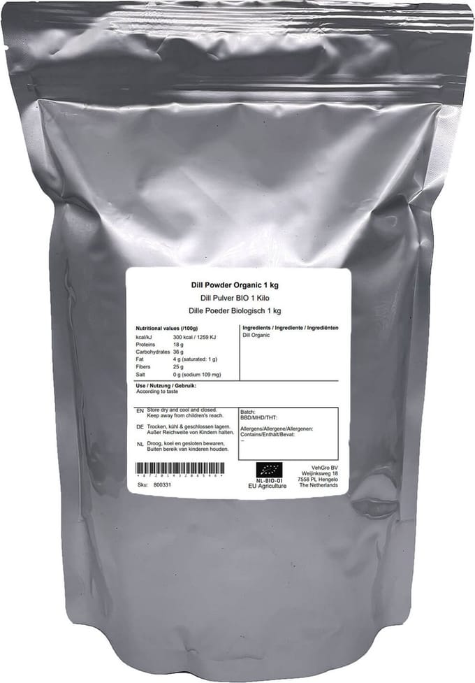 Dille Poeder - 1 Kg - Holyflavours