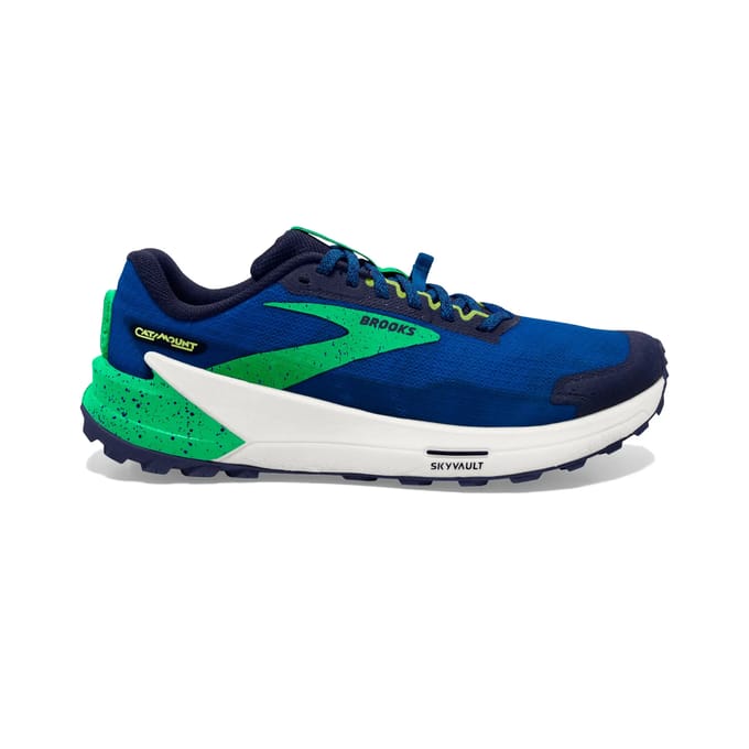 Brooks Catamount 2, Mannen, Blauw, Hardloopschoenen, maat: 41
