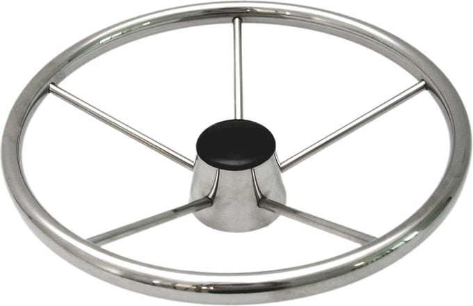 Allpa 5-Spaaks Stuurwiel RVS 394mm