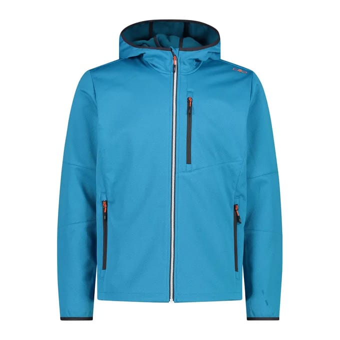Cmp Fix Hood 32a3447 Softshelljack Blauw S Man