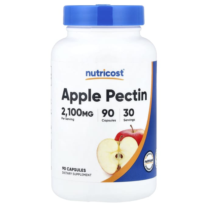 Nutricost, Pectine de Pomme, 90 Gélules (700 mg par capsule)