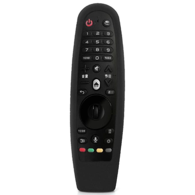 Anti-drop Schokbestendige Beschermende Siliconen Hoes Cover Voor LG Smart TV Afstandsbediening AN MR600 black