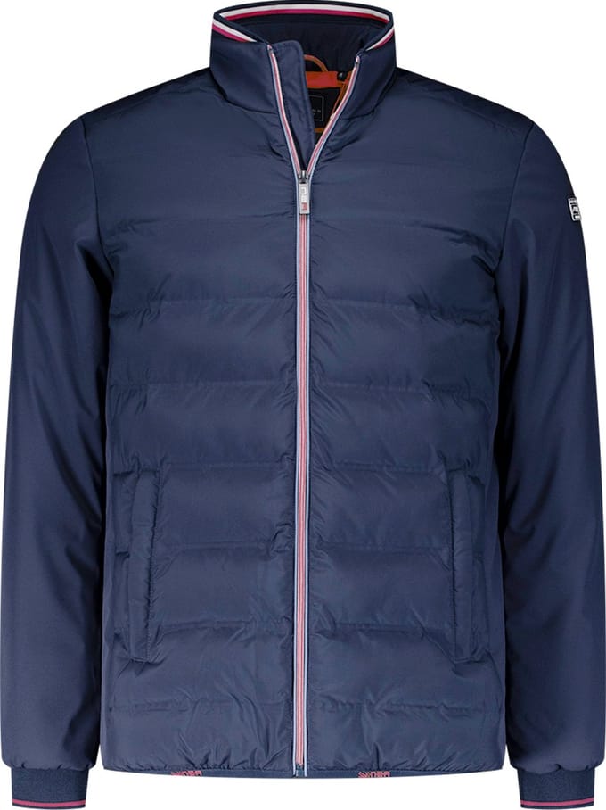 NZA - Blauw polyester bomberjack - Tin Blue