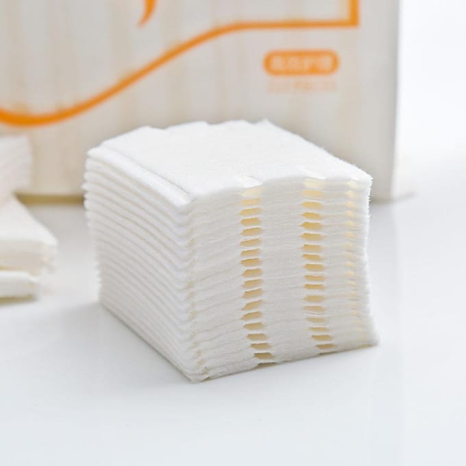 222 Stuks Dubbelzijdige Wegwerp Katoenen Pads Reinigend Hydraterend Verwijderaar Make-up Tools white