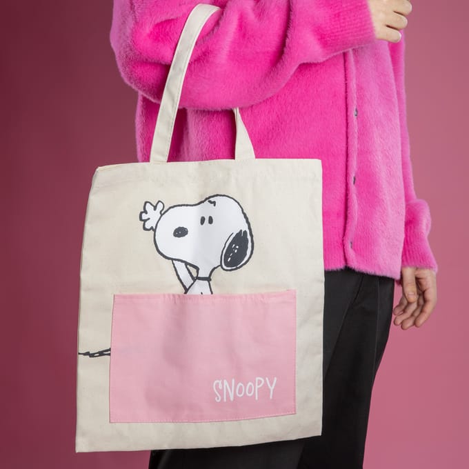 Peanuts Snoopy Unisex Linnen tas - meerkleurig - Standard