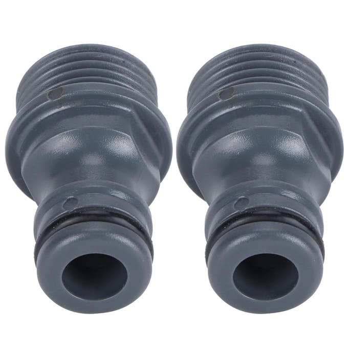 2 Stuks G1 2 Binnendraad Snelkoppeling Tuit Tuinslang Kraan Tuit Adapter Irrigatiegereedschap gray