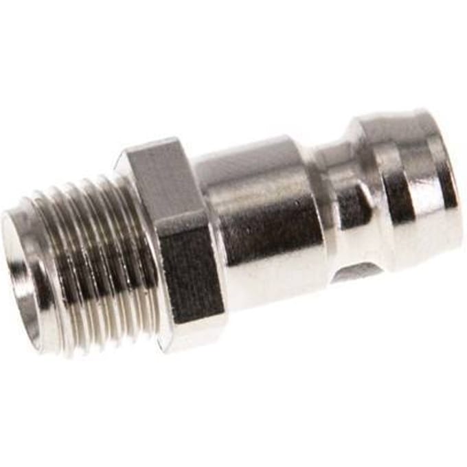 Messing DN 6 Tempereerkoppeling Insteeknippel G 1/8 inch Buitendraad [5 Stuks]
