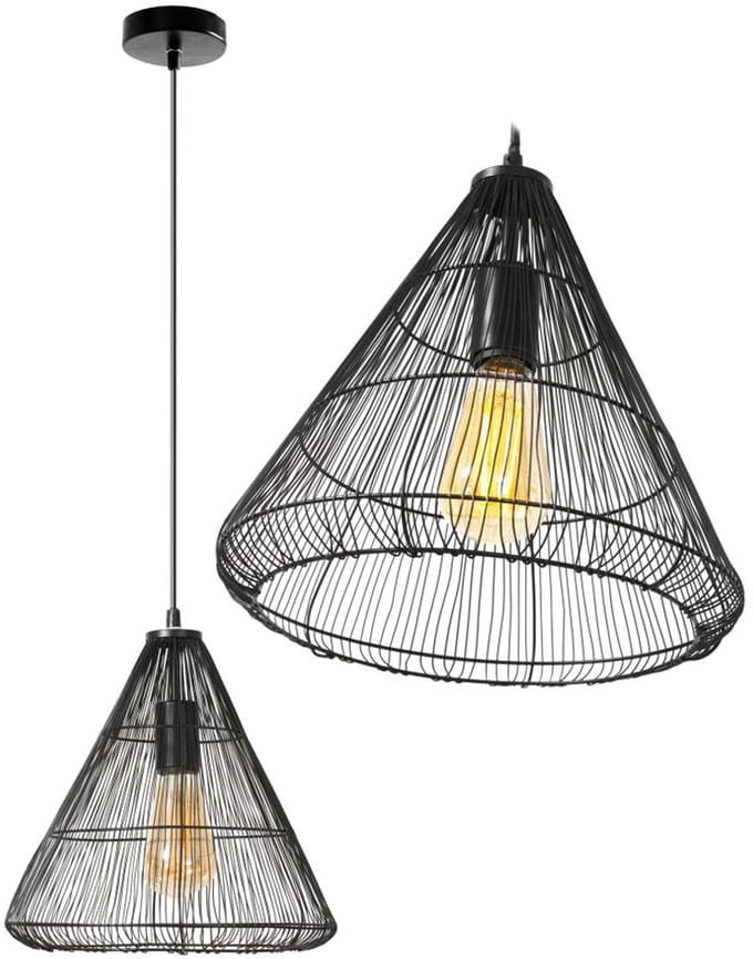 Toolight Lh2065 Hanglamp Zwart 30X30X108Cm