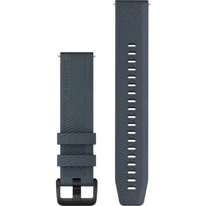 Garmin Siliconen bandje - Garmin 20 mm aansluiting - Granite Blue