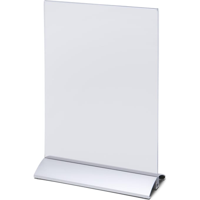 Menukaarthouder IEZZY staand A4 aluminium voet