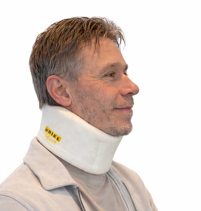 Uriel - Nekbrace - Verstelbaar - Nek ondersteuning - Unisex - Wit - Maat S