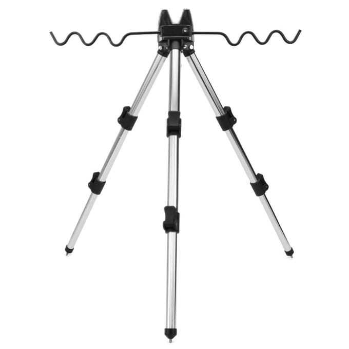 Hengelsteunen Tripod Stand Telescopische Aluminiumlegering Hengelsteun wit