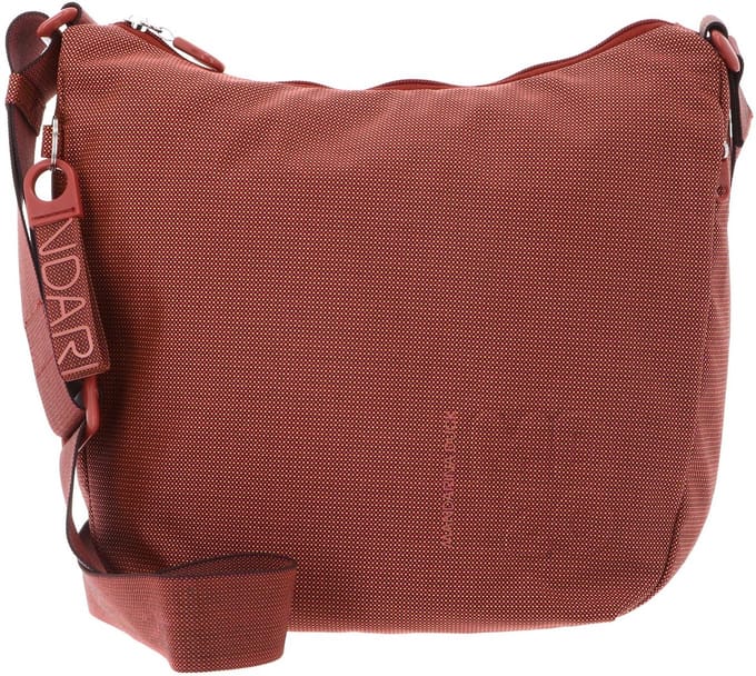 MANDARINA DUCK schoudertas MD20 Crossover Bag Pecan Nut lichtrood