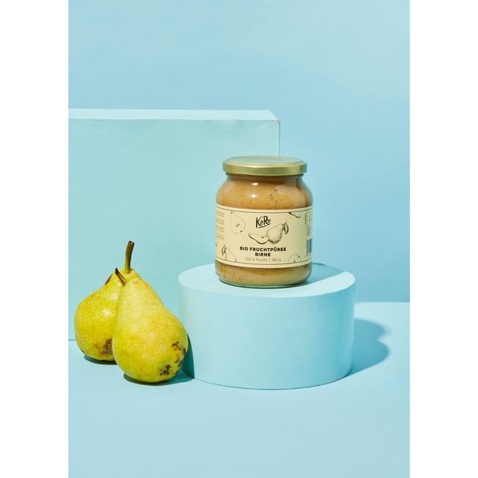 Bio vruchtenpuree peer 350 g