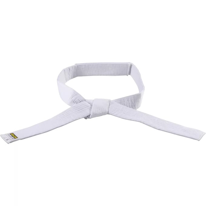 Witte klittenband riem budō kind Kwon