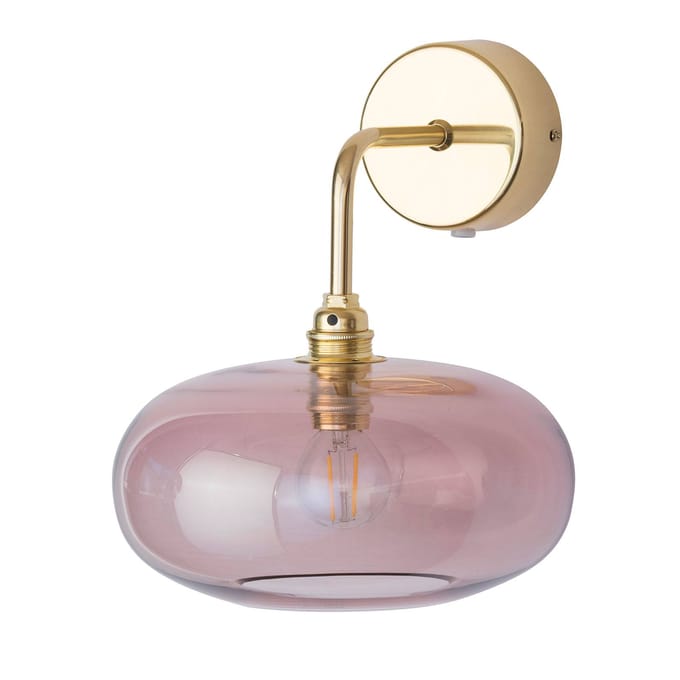 EBB & FLOW Horizon arm-wandlamp goud/roze Ø 21 cm