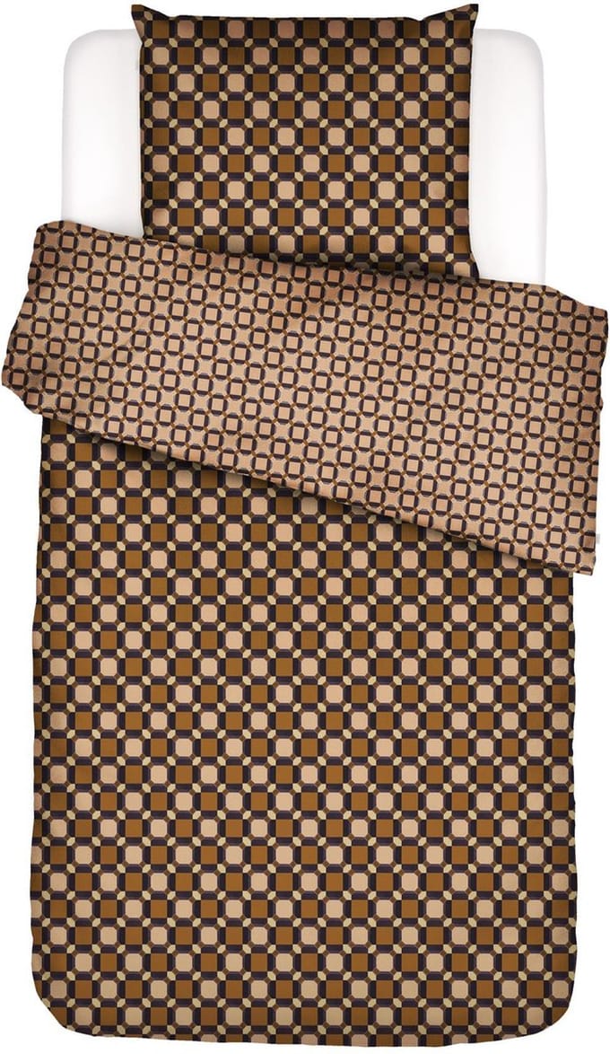 ESSENZA Teade Dekbedovertrek Light leather - Eenpersoons – 140x200/220 cm