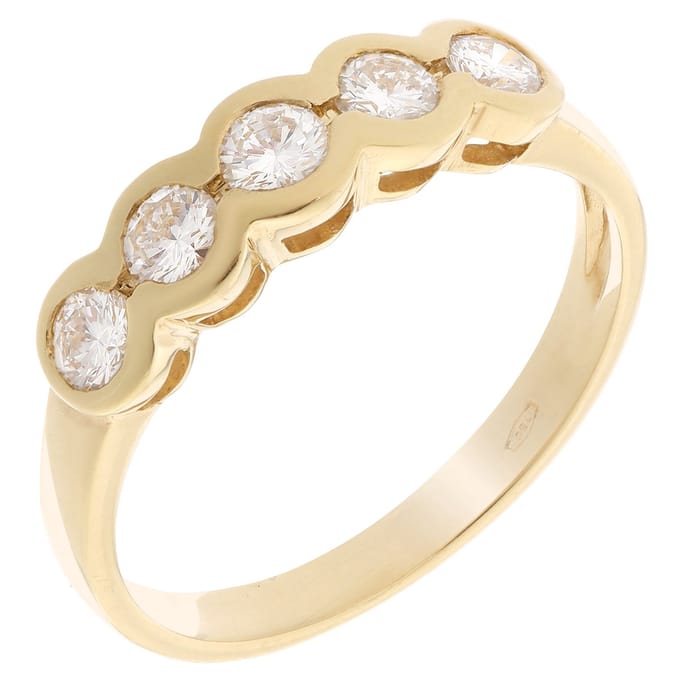 Orphelia RD-3905/54 - Ring - geelgoudkleurige 18 Karaat - Diamant 0.60 ct