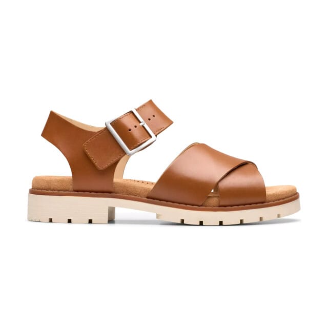 Clarks Orinoco Cross - dames sandaal - Bruin - maat 35.5 (EU) 3 (UK)