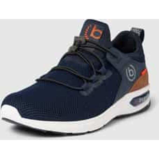 Sneakers met labeldetails, model 'Numbis'