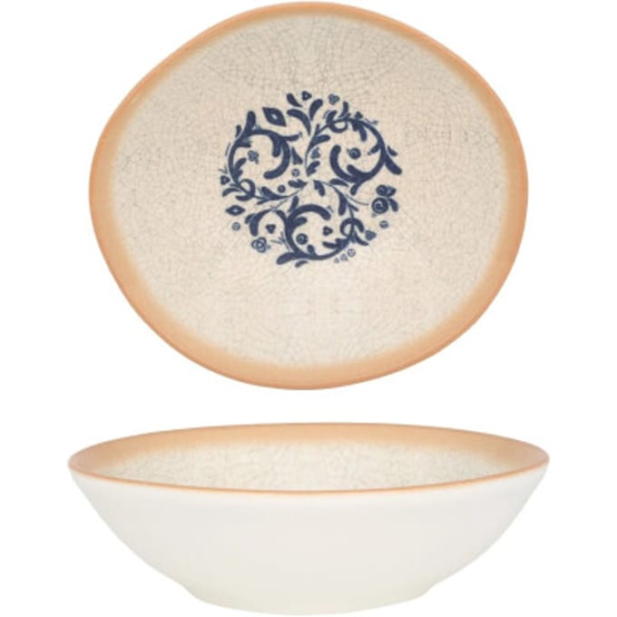 Bonna Kommetje - Viento - Porselein - 18 cm (470cc) - set van 6