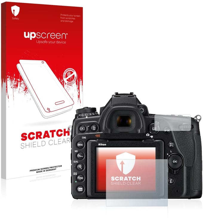 upscreen - Screenprotector voor Nikon D780 - Folie Beschermfolie transparant