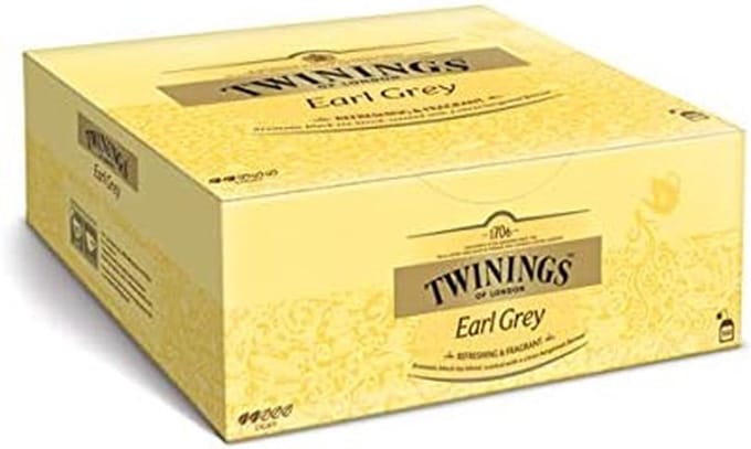 Twinings - Earl Grey Thee - 100 zakjes displaydoos - grootverpakking - zonder envelop