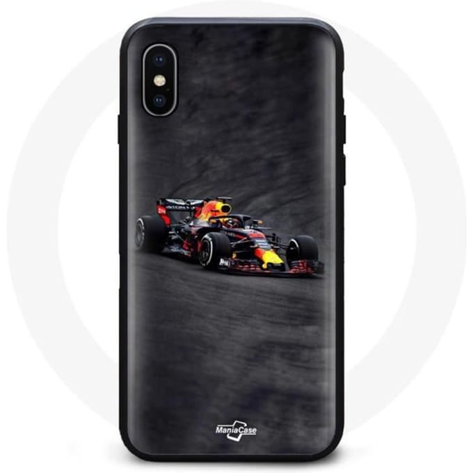 Coque Iphone XS Max Formule 1 Bleu Verstappen blauw